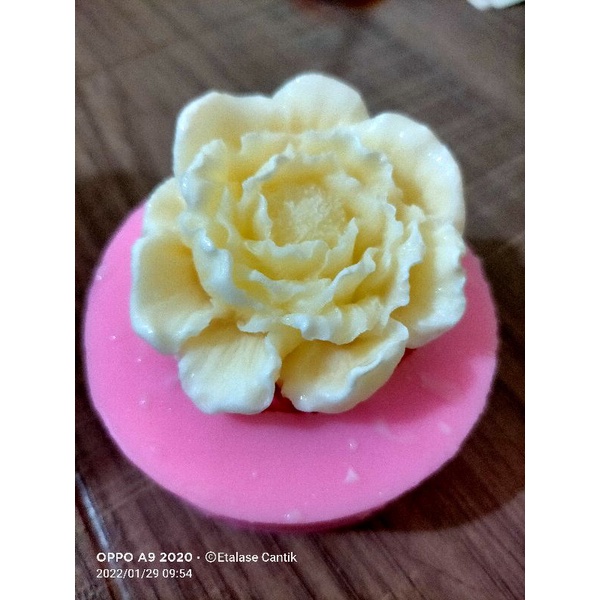 Cetakan Bunga Rannuculus /Silikon Bunga Cetakan Puding bunga cetakan fondant cetakan bunga 3d