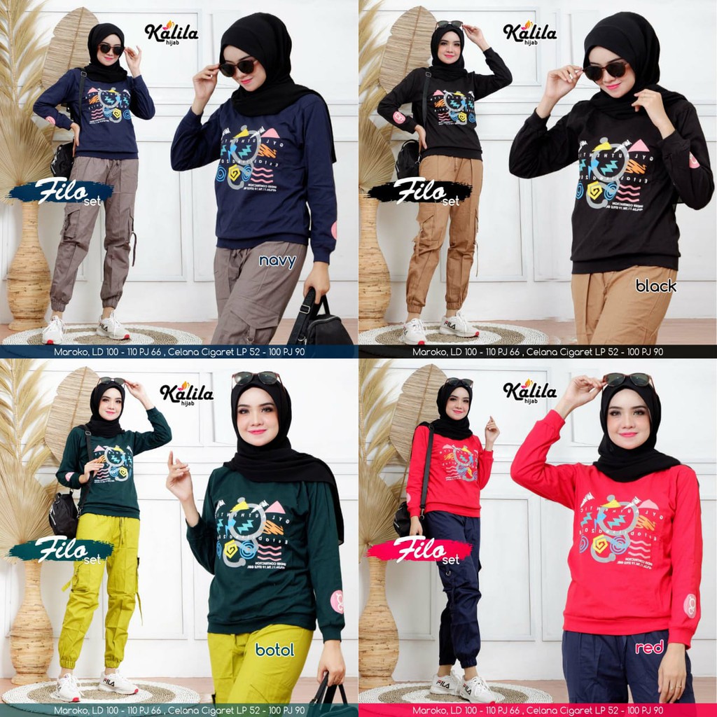 OK - SETELAN BAJU CASUAL WANITA MUSLIM  BAJU OLAHRAGA WANITA TERBARU  BAJU CASUAL WANITA MUSLIM