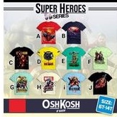 BAJU ANAK LAKI-LAKI OSHKOSH SUPERHERO HERO SIZE 6-14 TAHUN PREMIUM BAJU ANAK LAKI LAKI SUPERHERO