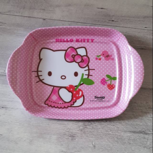 VANDA BAKI HELLO KITTY SMALL TRAY/BAKI MELAMIN HELLO KITTY/BAKI MELAMIN HELLO KITTY 11CM/HELLO KITTY