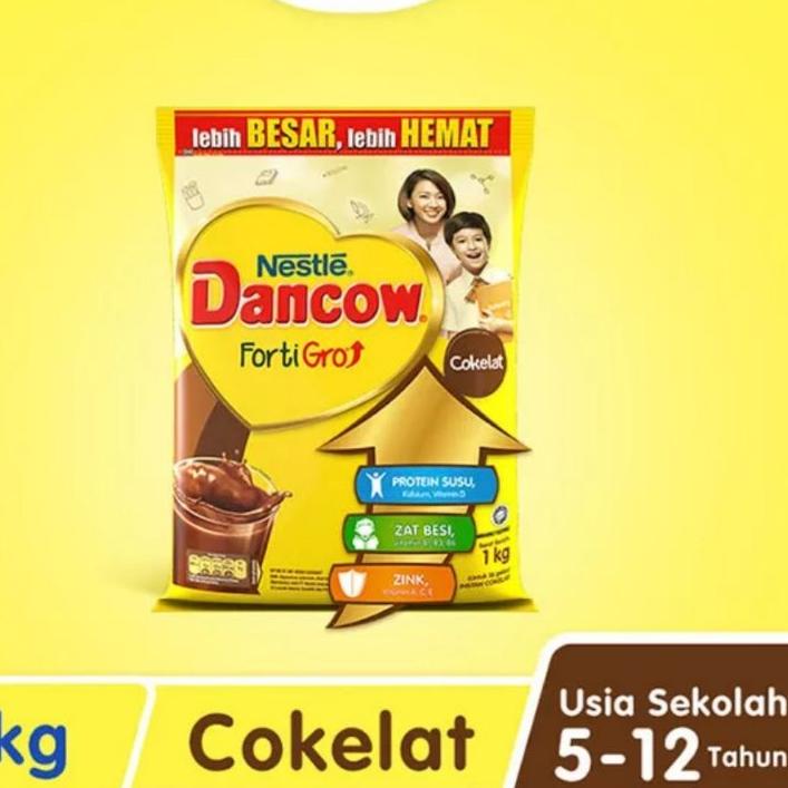 

Terbaru! DANCOW Fortigro Susu Coklat Pack 1000gr