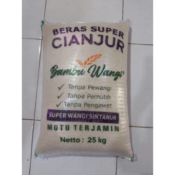 

Beras Pandan Wangi Medium - Merk Bambu Wangi 25 Kg (khusus Instan)