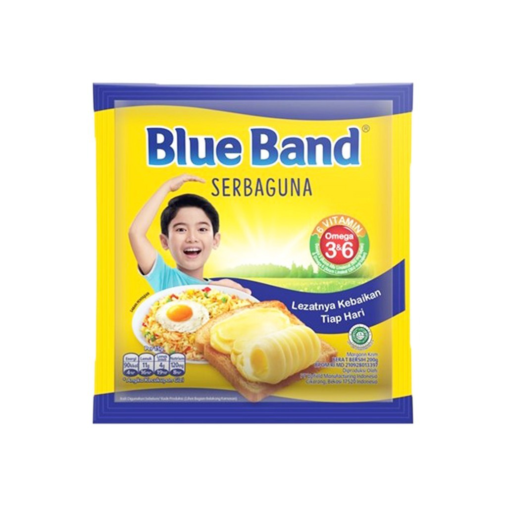 

BLUE BAND MARGARIN SERBAGUNA SACHET 200GR