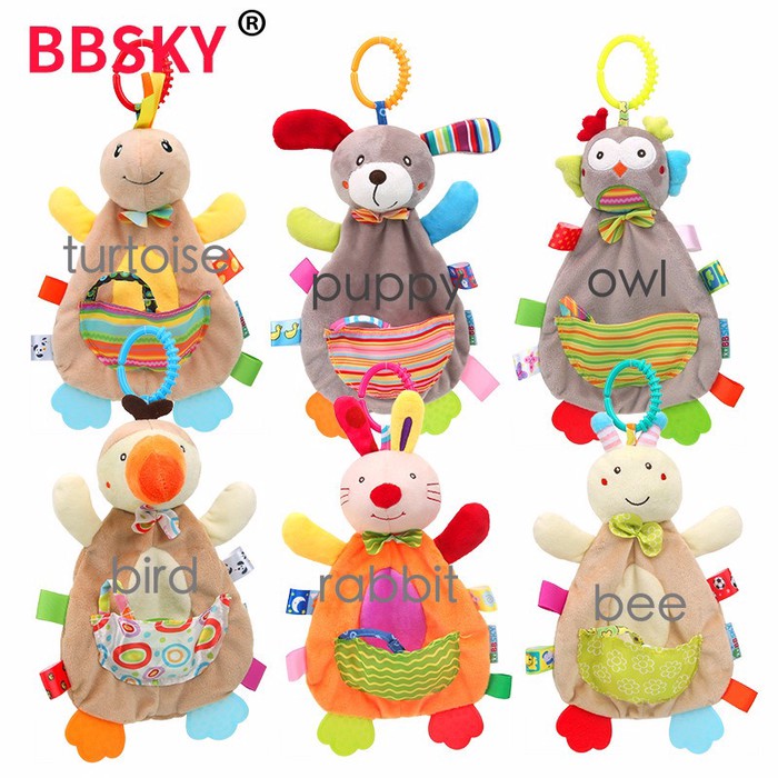 BBSKY Pocket Towel Shooting Teether Mainan  Gigitan  Bayi  