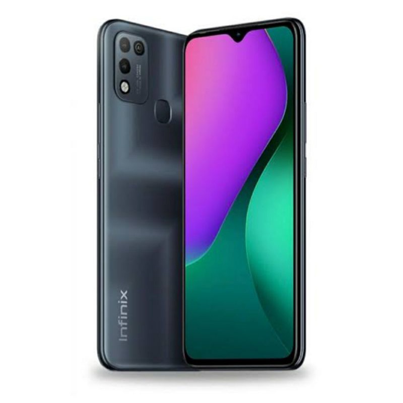 Hp Infinix Hot 10 play 4/64 4Gb 64Gb Garansi Resmi-Hot 10 ply Hitam