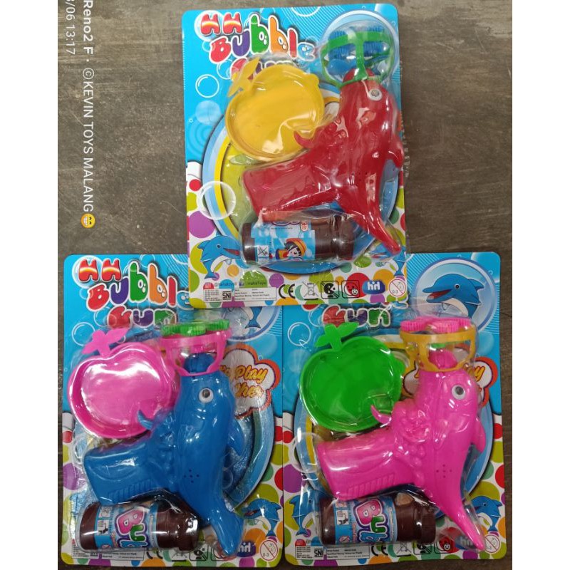 B 1128 Bubble gun 5 mata / tembak gelembung baterai 4 mata superr bagus dan murah