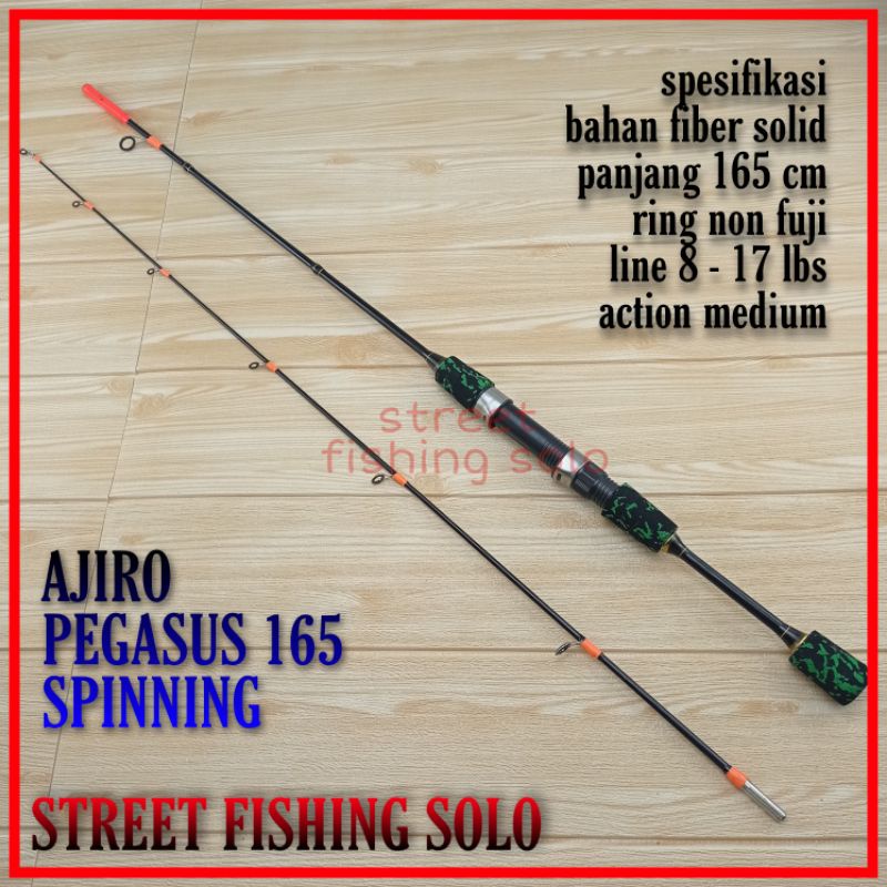 joran SPINNING ajiro Pegasus 165cm COD