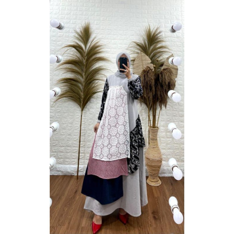 GAMIS SYAINA BY S-MUT KATUN MiX BRUKAT