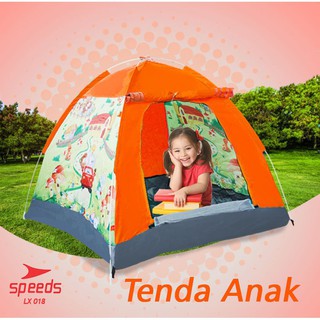 Tenda Anak Karakter Kartun camping outdoor Berkemah di Gunung Pantai