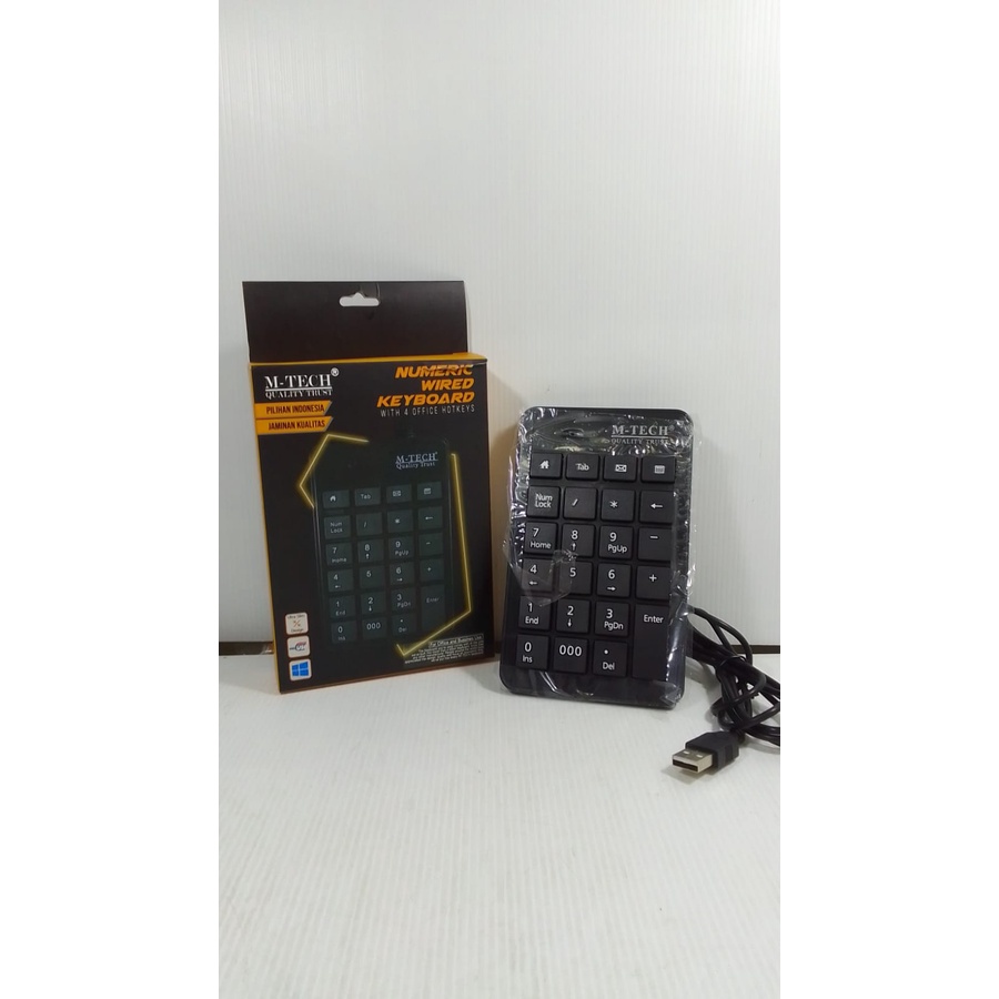 keyboard Numeric Wirelles M-Tech - Keypad M-Tech Mini