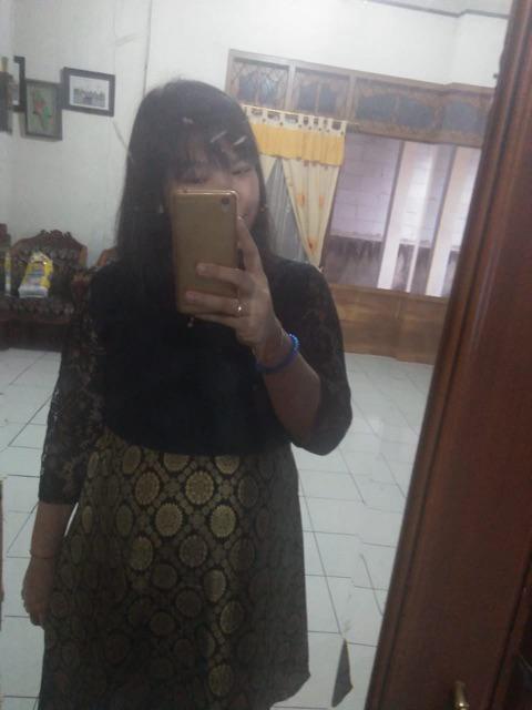 Couple Sarimbit Dress Dan Kemeja Etnik Bahan Brokat Model Klok Diamon Murah Dijual Terpisah