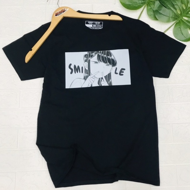 Tshirt Komi-San Smile Komyushou desu Anime Manga Premium Unisex