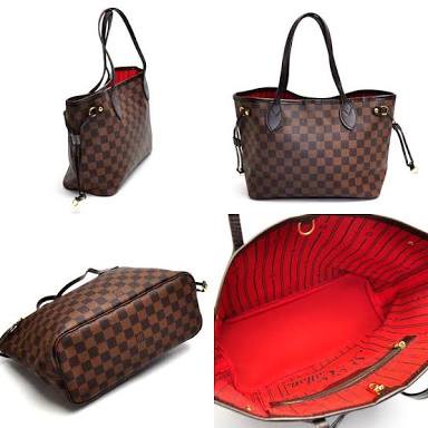 Tas Import/Tas Branded/Tas KW/Tas Murah/LV Neverfull Size S KW 1