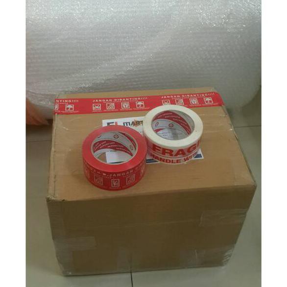 

PAKET PACKING AMAN- (BUBLE WRAP+KARTON+STIKER FRAGILE)
