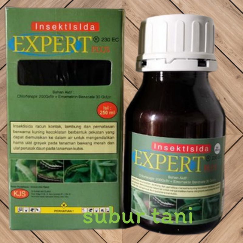Insektisida Expert Plus 230 EC 100ml Chlorfenapyr plus Emamectin Benzoat Pembasmi ulat tanaman jagun