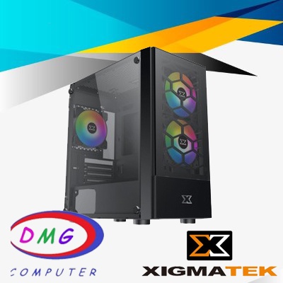 Xagatek Oreo M-ATX Tempered Glass + 3Pcs ARGB Fan