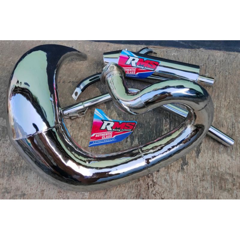 KNALPOT UDANG TRAIL NINJA R RR SS SATRIA 2 TAK SUZUKI TS 125 TS125 RX KING F1Z R FIZR FIZ R RXZ RXS-4