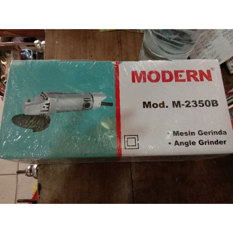 mesin grinda modern silver