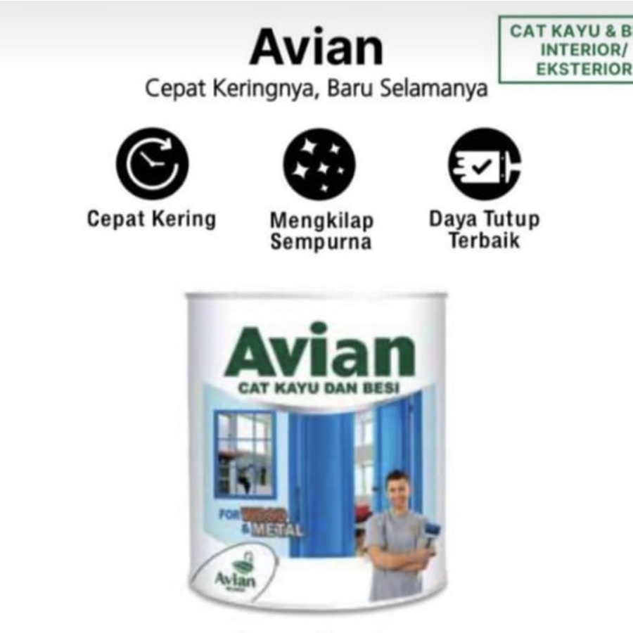 Autoparts Engine Cat Avian Kayu Besi 100 Cc / Cat Minyak Kecil Besi Kayu Tembok Pvc Triplek 100Ml
