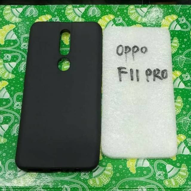 Silikon Oppo F11 PRO karet hitam F11 PRO soft case Oppo F11 PRO mantap murah meriah