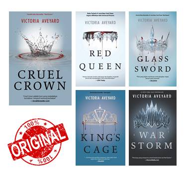 Red Queen Series Glass Sword King's Cage War Storm and Cruel Crown/Victoria Aveyard/Buku Original 10