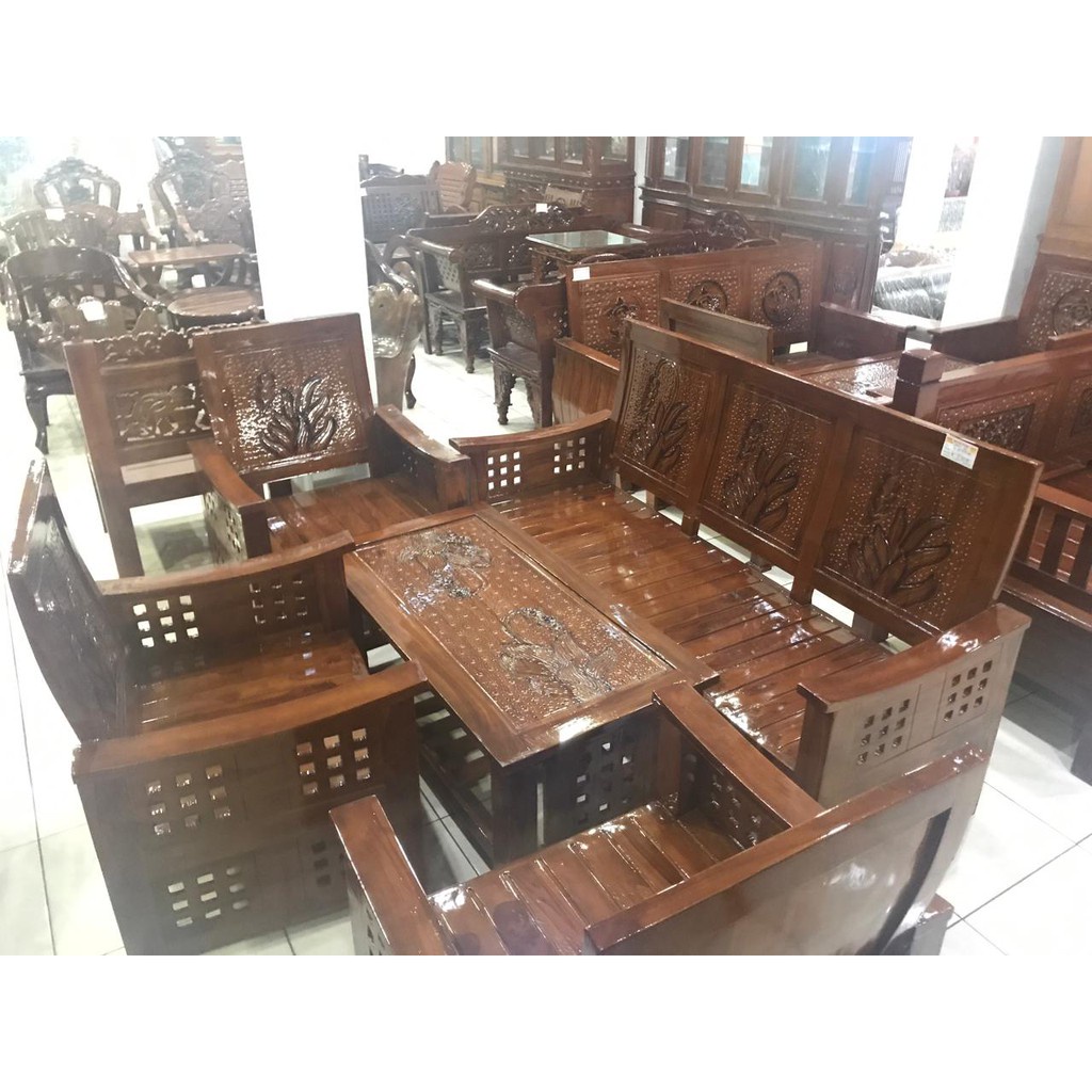 Kursi Tamu Jokowi Jati Jepara