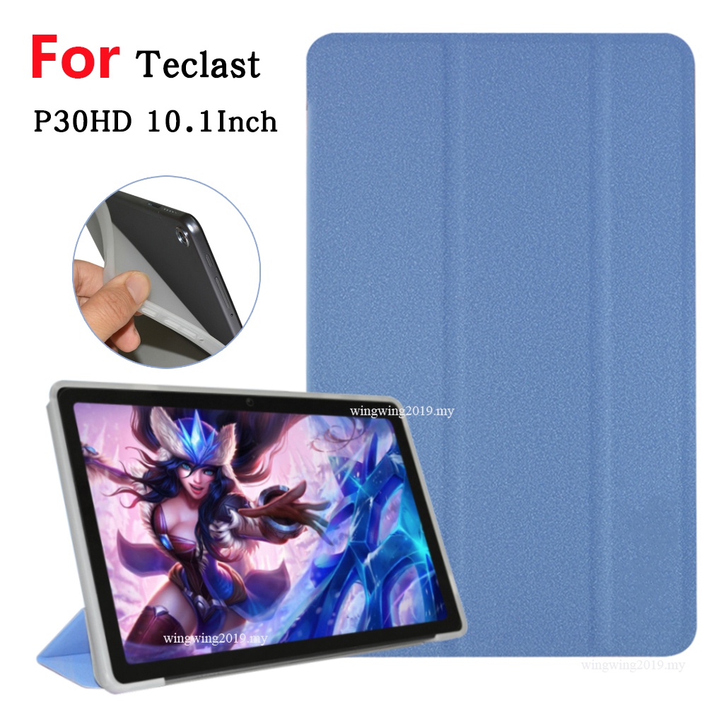 Casing Soft Case TPU + Kulit Untuk Teclast P30HD 10.1 &quot;/ P30HD