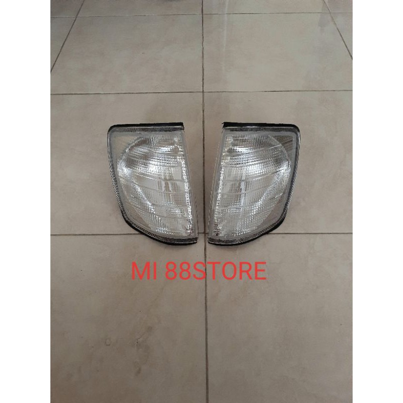 Lampu Sen Corner Lamp Clear Set 2pc Mercedes Benz W124