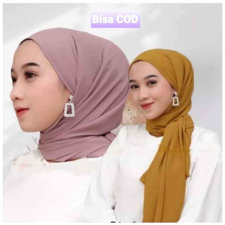 PASHMINA INSTAN MALAYSIA CERUTY BABYDOLL HIJAB PASHMINA TALI MALAYSIA UKURAN 175X75CM JILBAB INSTAN