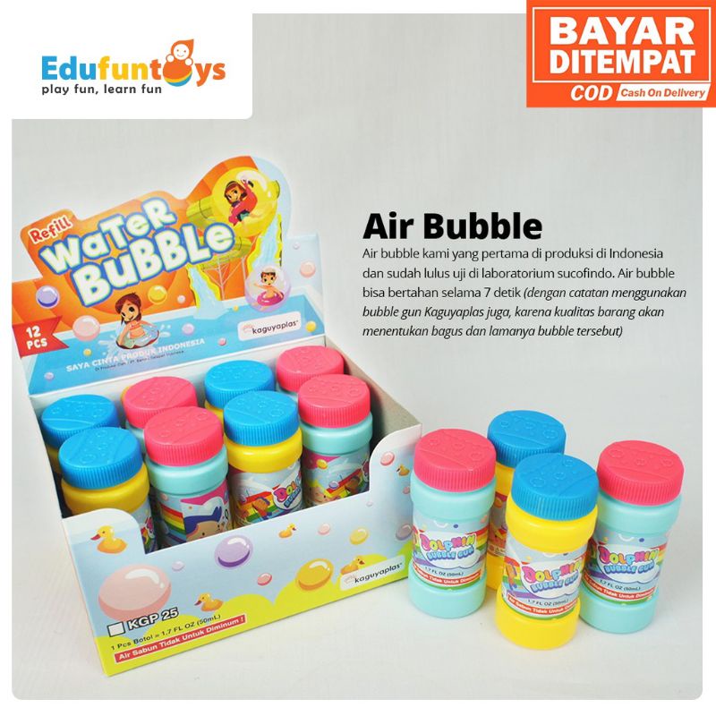 Refill isi gelembung sabun mainan anak gelembung balon sabun