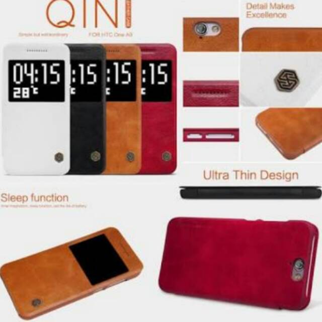 flipcase flipcover Nillkin Qin leather case htc one a9