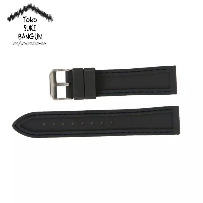 TALI JAM 26mm Rubber STITCH Bamboo Pattern Watch Band Strap