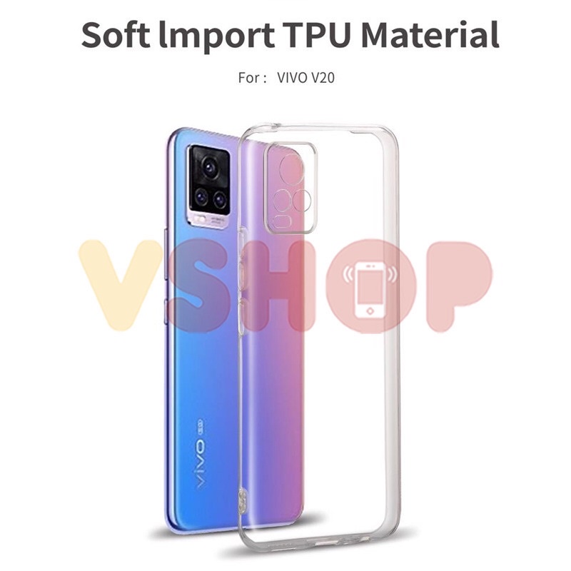 SOFTCASE TRANSPARAN VIVO V20 4G V2025 V2024 PREMIUM CLEAR SOFT CASE