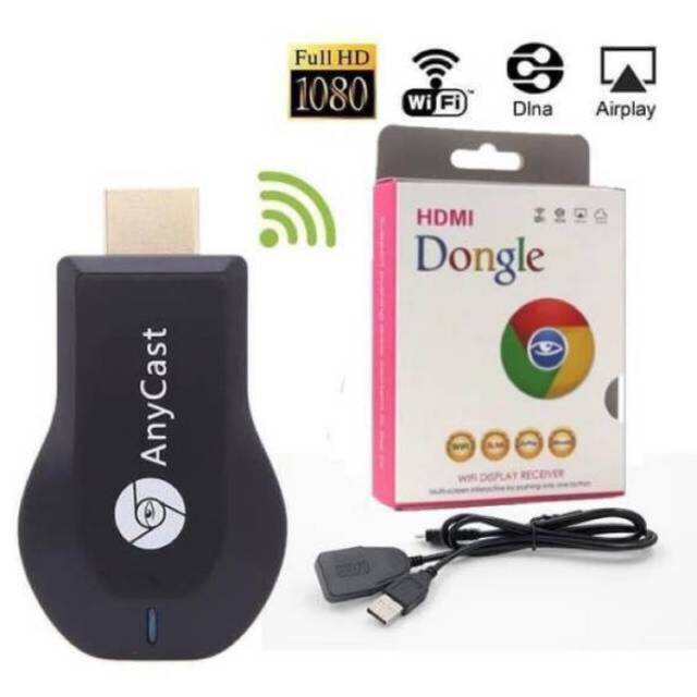 New DLNA M4Plus Airplay WiFi Display Miracast TV Dongle HDMI Receiver Android TV Stick ORIGINAL 100.