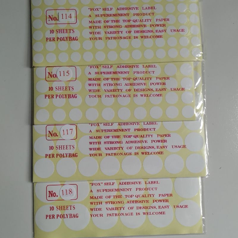 

BeliMainanYuk - Dot Label Putih