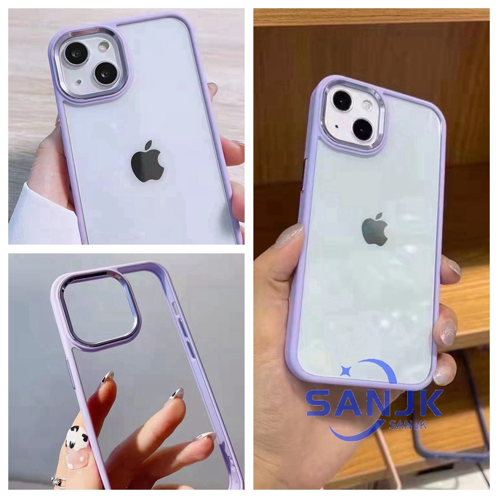 Case Handphone Casing iPhone 13 Pro max 12 Pro max 11 Pro max Dengan Tombol Metal + Kamera