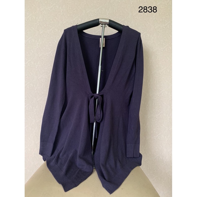 Cardigan rajut import Soda Girl 2838 Tali pita, lengan panjang.