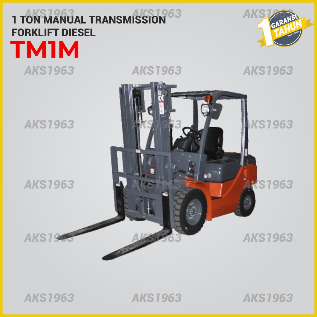 Jual Forklift 1 Ton 3 m Manual Transmission Engine ISUZU 30 Kw TM1M