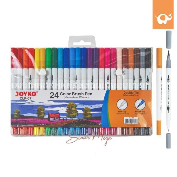 

(BISA COD) PROMO Joyko Color Brush Pen Pena Kuas Warna CLP-07 / Pena Kuas Warna BERKUALITAS Kode 957