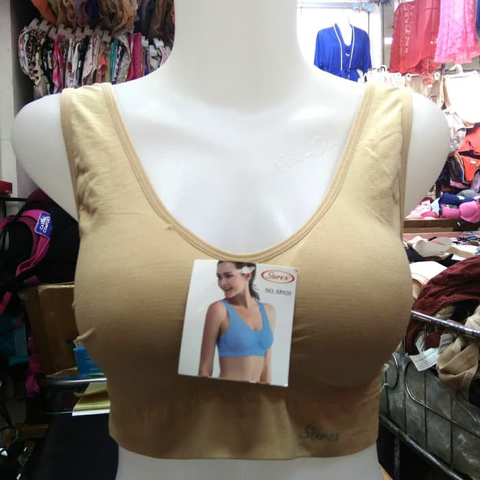 Sport Bra Gym Sorex SP020 Berbahan Nylon dan Spandex yang Elastis dengan Model Miniset dengan Pad