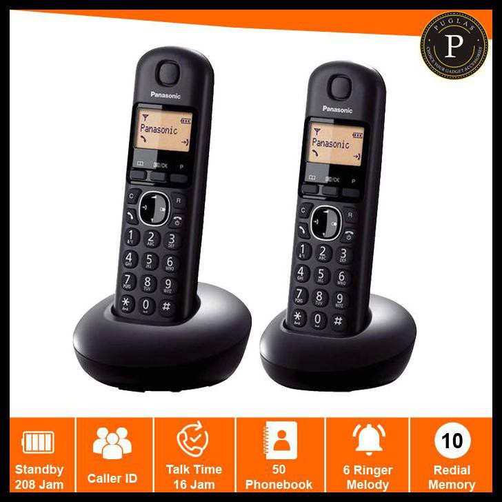 TELEPON CORDLESS PANASONIC KX-TGB112 | TELEPON RUMAH | TELEPON KANTOR