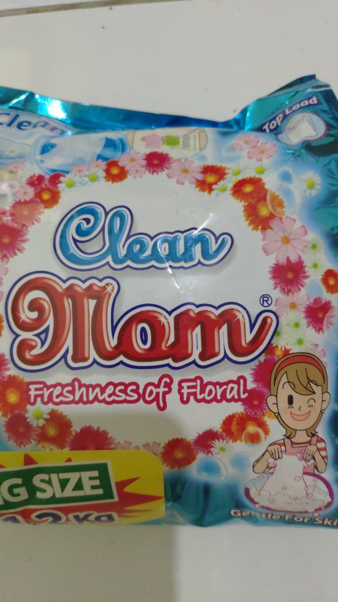 Clean Mom Deterjen Bubuk Powder 800gr + Free 400gr | Kualitas Jepang