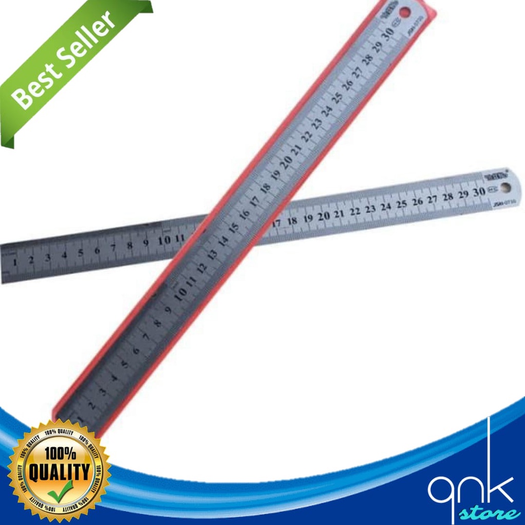 Penggaris Besi Stainless Steel Ruler