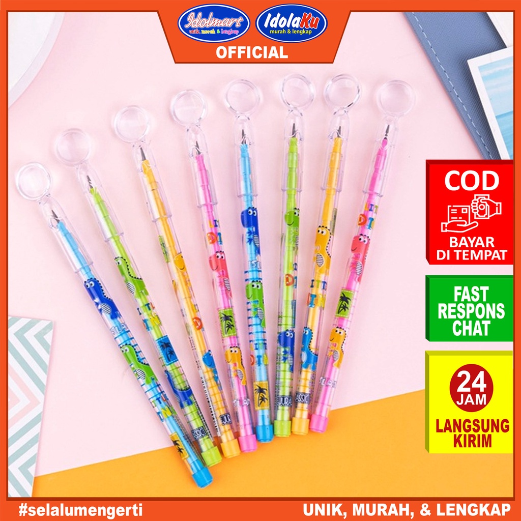 

IDOLMART Deli Pensil Susun Ganti 2B / Pensil Susun 2B Refillable 11 Barrel CC092 Deli Bandung