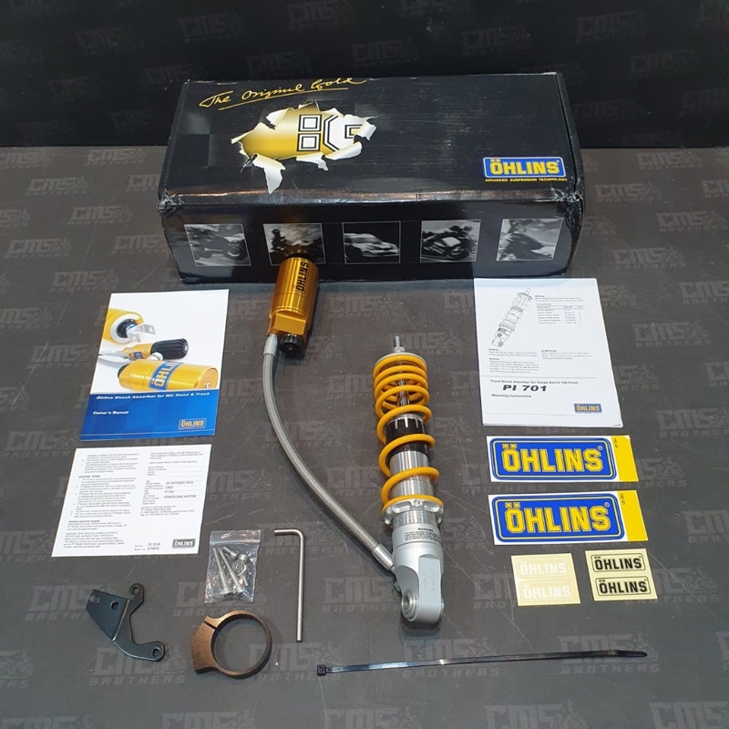 Shockbreaker Sok Belakang Ohlins PI 701 Vespa Sprint 150 Front Original Ohlins