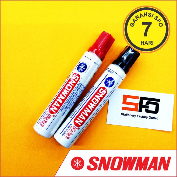 

Promo Spidol Permanen Snowman Jumbo Permanent Marker 500 Biru Diskon