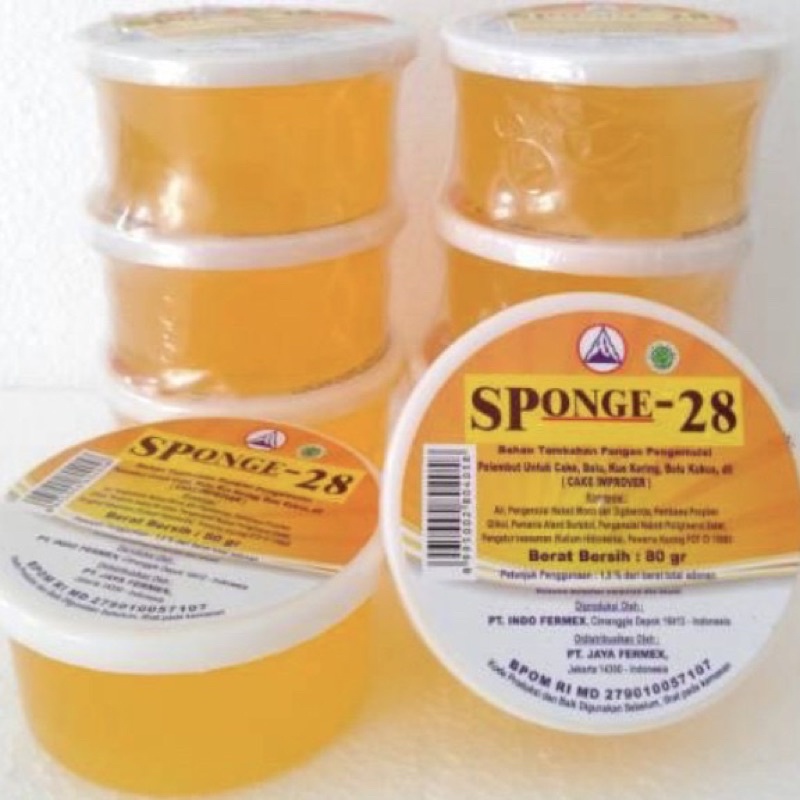 SP-SPONGE 28 KEMASAN CUP 80 GR