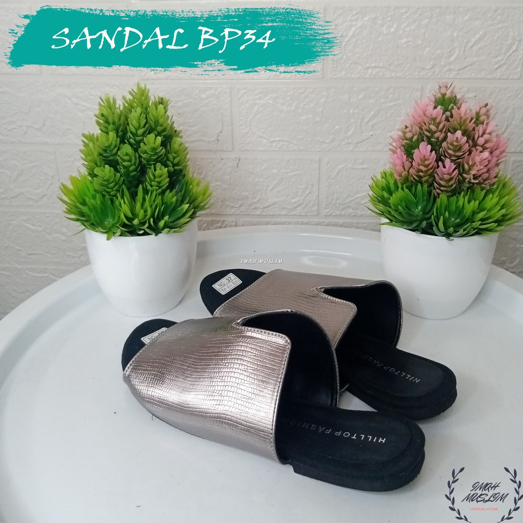 SENDAL WANITA SANDAL SLOP BP KEKINIAN  MURAH BISA COD