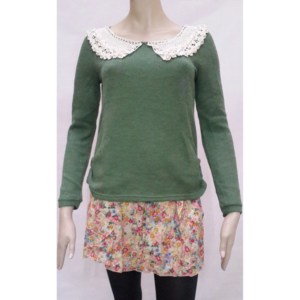 Blus Rajut Import 8a / Blus Lengan Panjang / Atasan Premium Wanita