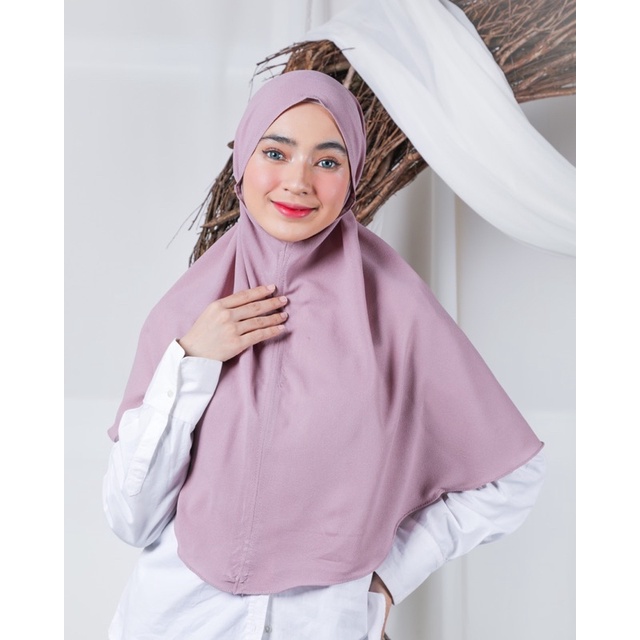 Tuscany Official - Nizma Bergo Diamond Crepe Premium - Bergo Hijab Daily Maryam - Hijab Instan